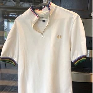 FRED PERRY X BRADLEY WIGGINS Champion Tipped Shirt
